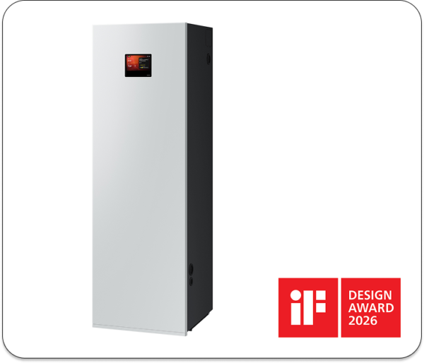 MTF Shop Samsung Klimaanlage Wärmepumpe Österreich | Der hocheffiziente Samsung ClimateHub mit integriertem Hydrotank und Touch-Display, ausgezeichnet mit dem renommierten iF Design Award 2026 für modernes Heizen.
